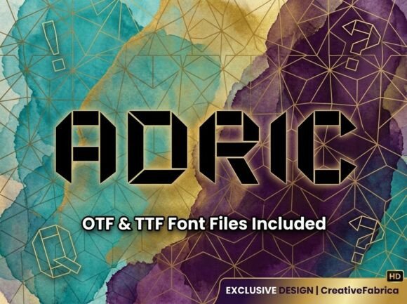 Adric: A Display Font That Builds Quiet Confidence