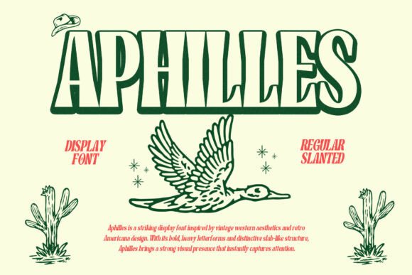 Aphilles: A Bold Display Font That Elevates Real Small Business Branding