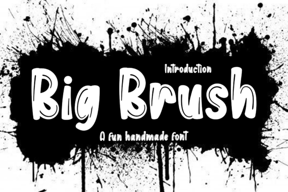 Big Brush: A Warm, Playful Display Font for Campaign Graphics