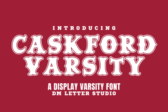 Caskford Varsity: A Display Font That Anchors Brand Identity