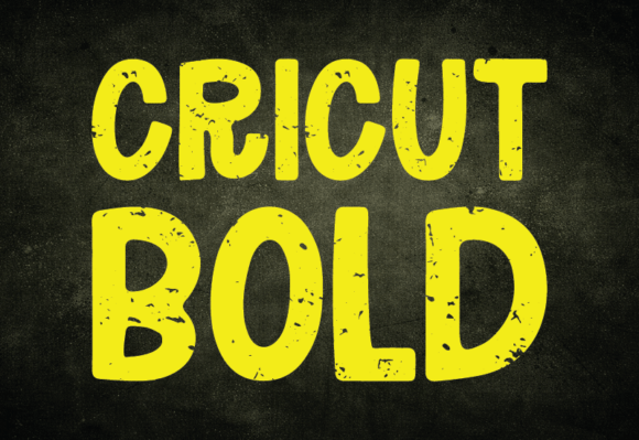 Cricut Bold: A Rugged Display Font for Digital Impact