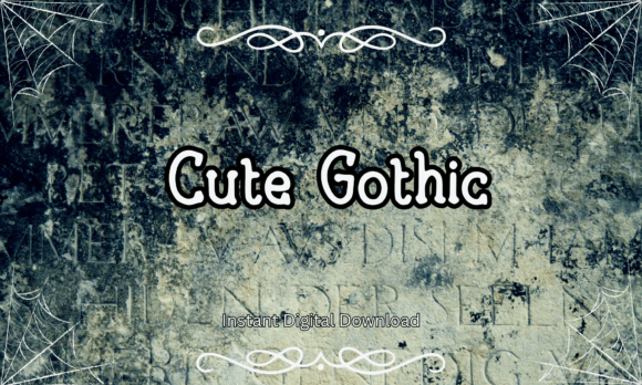 Cute Gothic: A Playful Display Font for Editorial Charm