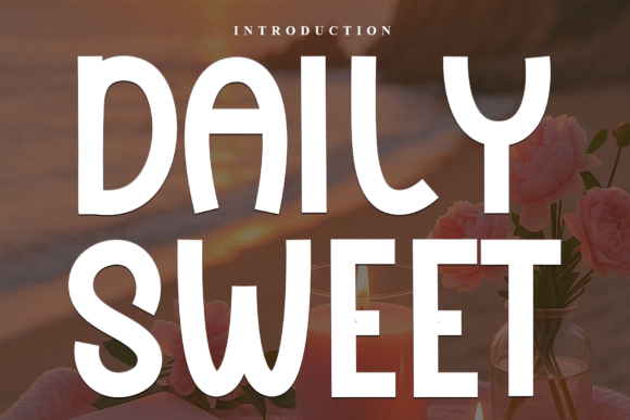 Daily Sweet: A Festive Display Font for Joyful Digital Branding