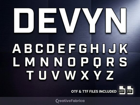Devyn: A Standout Display Font for Small Business Branding