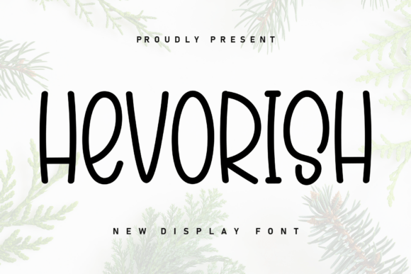 Hevorish: A Sweet Handwritten Display Font for Scroll-Stopping Brand Content