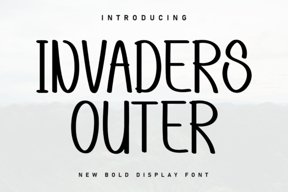 Invaders Outer: A Handwritten Display Font That Makes Your Message Feel Human