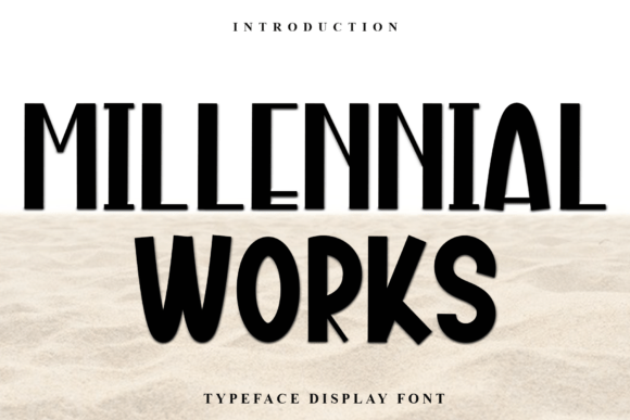 Millennial Works: A Festive Display Font That Delivers Joy—Not Just Decoration