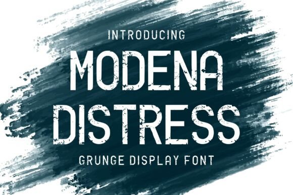 Modena Distress: The Display Font That Anchors Your Campaign Message