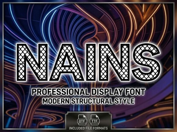 Nains: A Display Font That Builds Brand Warmth at First Glance