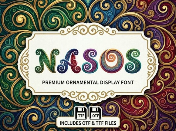 Nasos: A Display Typeface That Feels Like Vintage Luxury in Your Hands