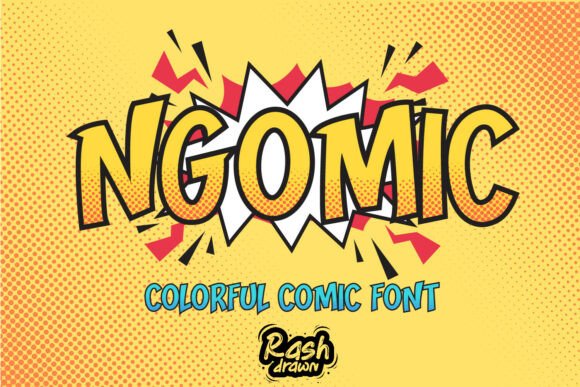 Ngomic: A Vibrant Comic Font for Bold Digital Headlines