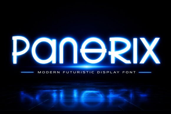 Panorix: A Futuristic Display Font That Cuts Through the Feed