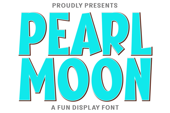 Pearl Moon: A Retro-Groovy Display Font for Handmade Creators