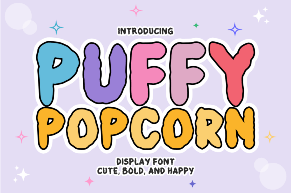 Puffy Popcorn: A Playful Display Font That Delivers Joy