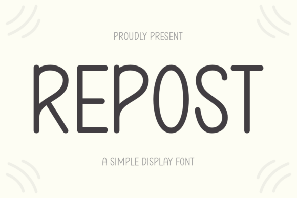 Repost: A Clean, Modern Display Font for Makers
