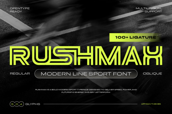 Rushmax: A High-Performance Display Font for Digital Design