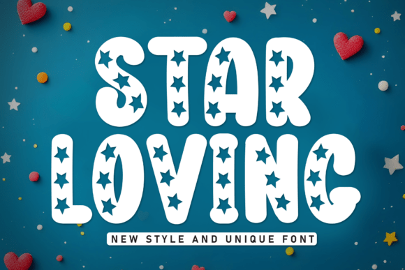 Star Loving: A Whimsical Handwritten Display Font for Digital Brands