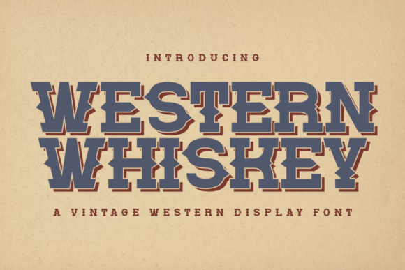 Western Whiskey: A Display Font That Feels Like Home