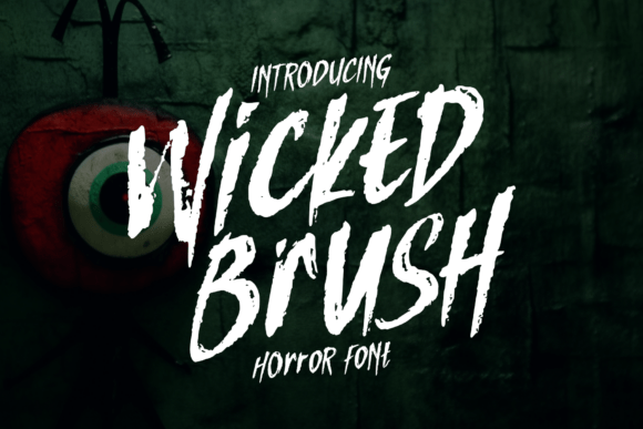 Wicked Brush: A Bold Display Font for Handmade Magic