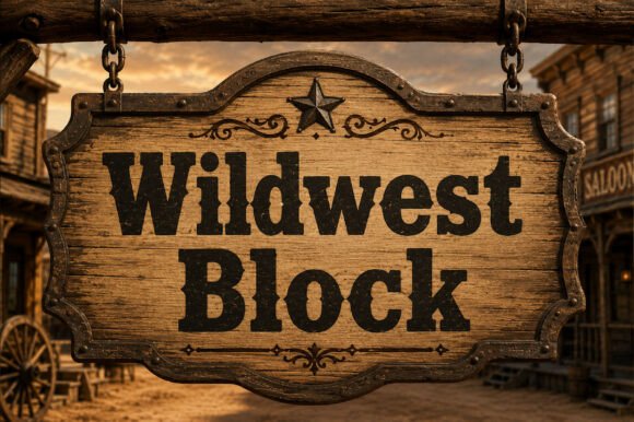 Wildwest Block: A Display Font That Commands Attention
