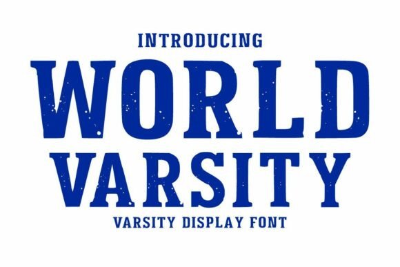 World Varsity: A Bold Display Typeface for Digital Brand Impact